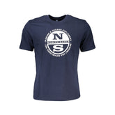 North Sails Blue Cotton T-Shirt -   -  North Sails.
